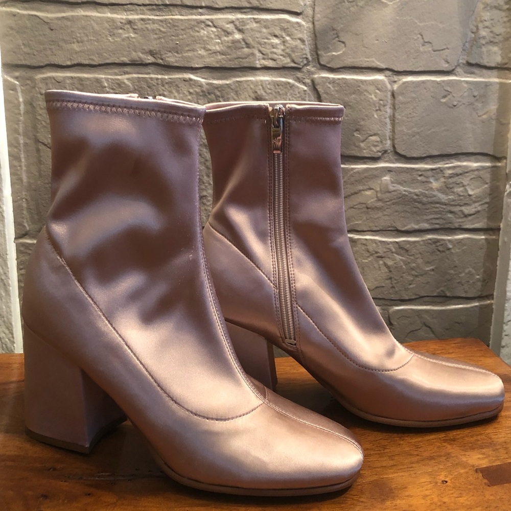 Marc Fisher Satin Sock Booties